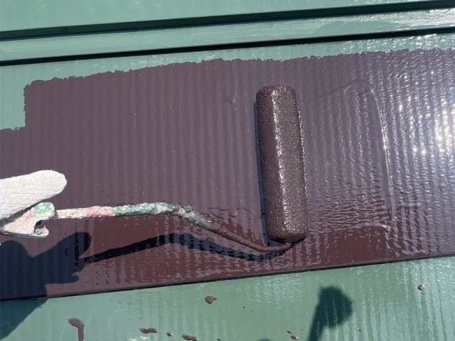 姫路市の塗装に伴う上塗り